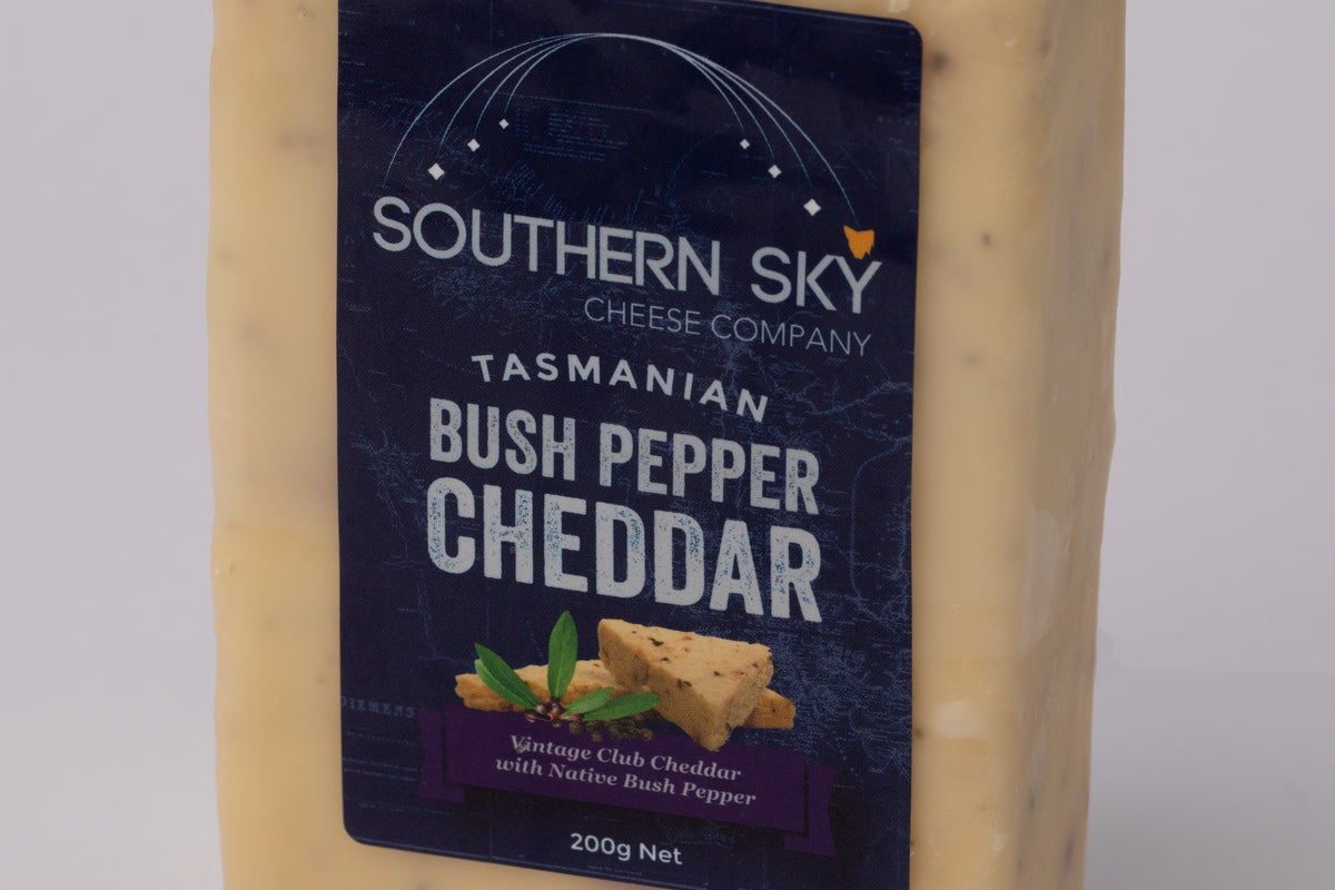 Tasmanian bush pepper club cheddar